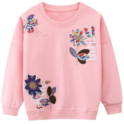 Image of Hongshilian Unisex Kids Cute Cartoon Cotton Sweater Shirt