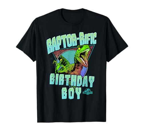 T-shirt Jurassic World pour fête d'anniversaire de garçon à thème