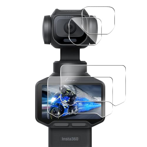 �Ή� Insta360 Luna Pro �K���X�t�B���� + �C���X�^360 Luna Pro �����Y�ی�t�B���� ���{���Ɏq �d�x9H | �y2+2���Z�b�g�z �p �C���X�^360 ���i �v�� �t�B���� �����K���X�t�B���� �S�ʋz�� �����ߗ��A3D Tou