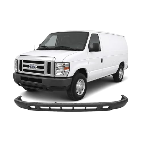 Image of FitParts For Ford Econoline 2008-2014 Front Lower Bumper Valance | Textured, Black, OEM 8C2Z17626AA, FO1095226