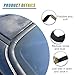 Car Front Rear Windshield Seal Strip, 16.4Ft Automotive Sunroof Rubbe Stripping Trim with Self-Adhesive, Car Weather Stripping, Cuttable Vehicle Edge Trim for Cars, Truck, SUV