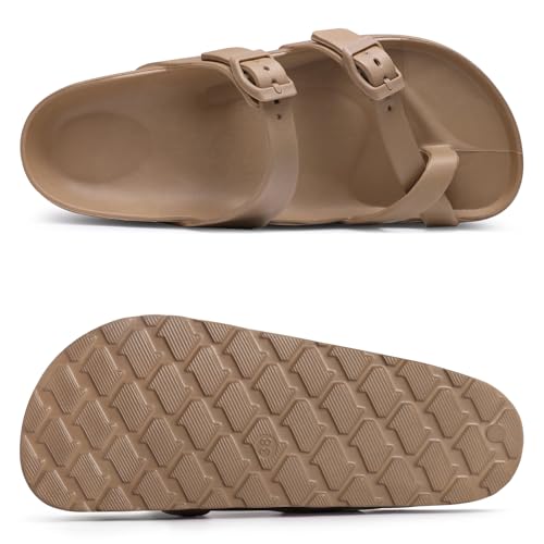 Sandalias cómodas de espuma Goosecret con soporte de arco y hebilla regulable 7