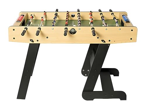 Vente-unique-Tischfußballtisch klappbar - MDF - 121 x 61 x 79 cm - Helle Naturfarben - Horton – Bild 4