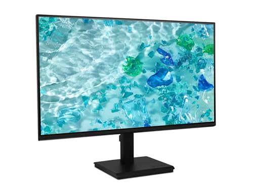 Image of Acer Vero V277 27 inch FHD USB-C Monitor with Speakers, Anti-Glare | VESA Mount (100mm), Displayport, HDMI & Dockztorm USB Port Expander, Black Color (UM.HV7AA.G10)