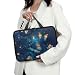 Belidome Laptop-Hülle für Damen, PU-Leder, mit Blumenmuster, tragbar, für Netbook und Tablet, Größe 30,5 cm (12 Zoll)