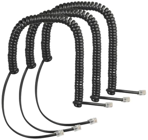 Cable en espiral para Auerswald Comfortel que elimina enredos en los telfonos de oficina