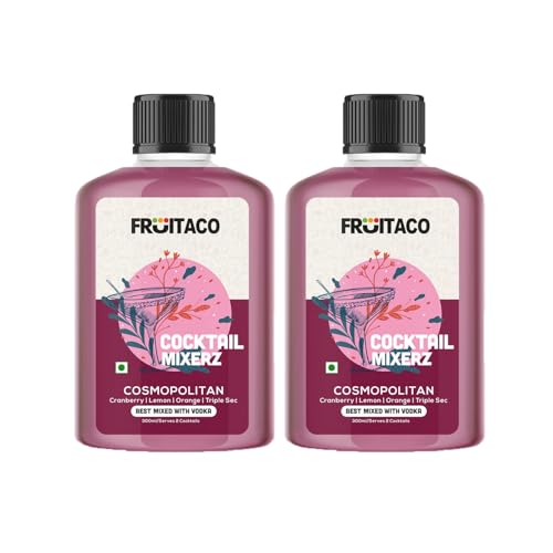 Image of Fruitaco Cosmopolitan Cocktail Mixers - Finely Crafted Non-Alcoholic 300ml (Pack of 2)