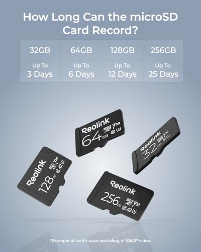 Image of REOLINK 128GB microSDXC UHS-I Memory Card, U3, A2, V30, Class 10 (Pack of 2)