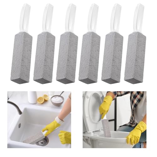 Recopilación de Piedra Pomez Walmart favoritos de las personas. 50 6 Cepillos de Baño de Piedra Pómez, Limpiador de Inodoros de Piedra Pómez, Limpieza de Baños, Elimina Anillos de Agua Dura, Acumulación de Calcio y Manchas, Adecuado para...