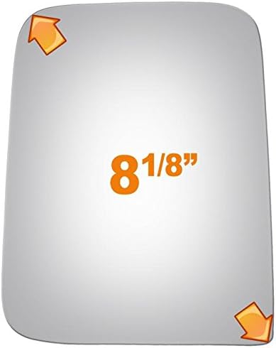 Flat Driver Side Mirror Replacement Glass for 1997-2002 JEEP TJ