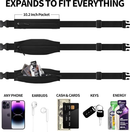 Ceinture de course fine USHAKE support de téléphone portable - 6
