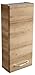 FACKELMANN Hängeschrank Milano/Badschrank mit Soft-Close/Maße (B x H x T): ca. 30 x 68 x 15 cm/Schrank fürs Bad mit 1 Tür/Türanschlag frei wählbar/Korpus: Braun hell/Front: Braun hell