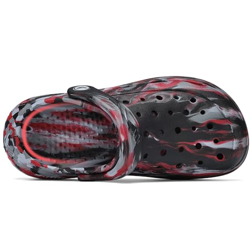 Image of Kids Tie Dye Garden Clogs for Boys Girls | Lightweight Slip-On Water Shoes with Arch Support