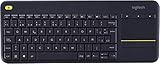 Logitech K400 Plus Wireless Touch TV Keyboard with Easy Media Control and Built-in Touchpad Comfortable Keyboard Long Battery Life