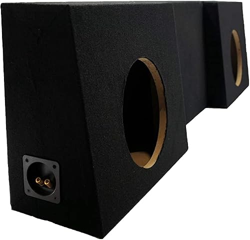 Compatible With Chevy C/K Silverado Or Gmc Sierra Fill Size Regular Cab Truck 1988-2006 Dual 12" Sub Box Speaker Enclosure #TOP1