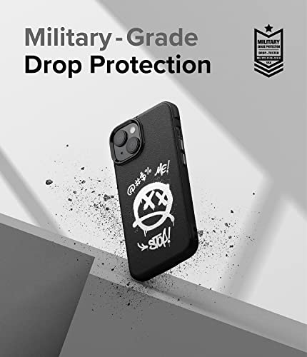 Image of Ringke Onyx Design Compatible with iPhone 14 Plus Case Cover Rugged Flexible Durable Anti-Slip TPU Protection Shockproof iPhone 14 Plus Back Cover - Graffiti