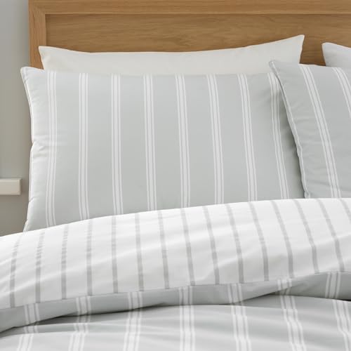 Bianca Ashford Stripe parure de lit chic en coton peigné supérieur
