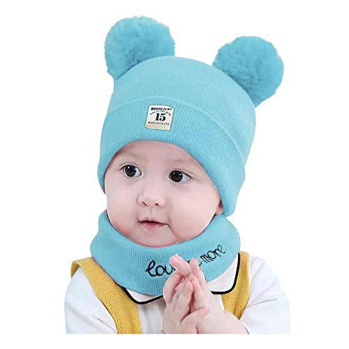 Buy Zeki Baby Hat Scarf Winter Baby Hat Scarf, Cute Newborn Infant