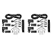 Great Working Tools Kayak Hoist Lift, Hanging 2 Pulley System - 2-Pack Heavy Duty Garage Ceiling Mount 125 Pound Capacity Per Set - Bicycle, Paddleboard, Canoe and Ladder Storage Tool