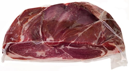 Serrano Schinken Entbeint & Poliert (Vorderschinken) ca. 1 Kg - 100% Naturbelassen mit Meersalz aus dem Mittelmeer Jamonprive