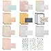 SUNYOK 90 Stück Briefpapier und Briefumschlag Set ,60Pcs Briefbogen Blumen Mustern mit 30 Umschlägen, Schreibpapier für Herstellung von Einladung Glückwunschkarte Geschenk in Hochzeit Party