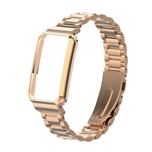 [YYDSFCA] �Ή�/�݊������� Smart Band 10 Pro �p�̂��G���K���g�� �������� �I�V������ �����X�e�����X �����o���h �I�V���� �����ȒP(���[�Y�S�[���h)