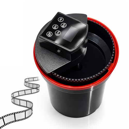 【Controllo intelligente del timer】: Il timer digitale ad alta precisione integrato consente regolazioni indipendenti di minuti e secondi, garantendo un controllo accurato delle fasi di sviluppo, fissaggio e risciacquo, adattandosi perfettamente a vari tipi di pellicola per risultati di sviluppo costanti.
