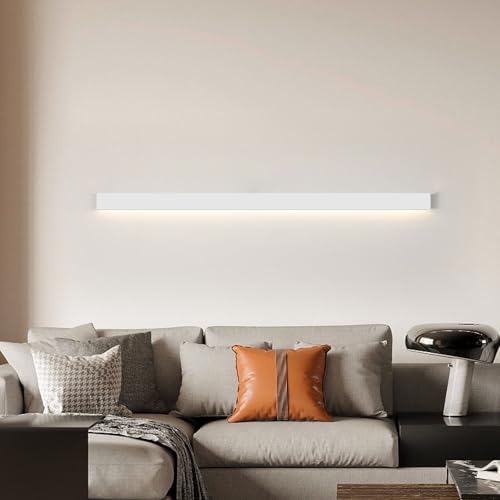 Aplique LED de pared interior moderno y alargado para iluminación decorativa