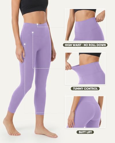 Image of ZOOSIXX High Waisted Leggings for Women Tummy Control Soft Workout Lounge Gym Pants
