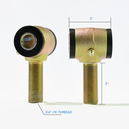 Image of MIMIRACLE 3 /4 inch Threaded Bushing Kit for 4-Link Suspension, Polyurethane | Chromoly Steel Threaded Bushing Kit, Adjustable 4-Link Suspension Linkage, Left & Right Hand Threads, 1 /2 inch Bolt Hole