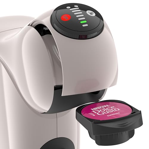 Krups Nescafé Dolce Gusto Genio S Kaffeekapselmaschine, abnehmbarer Wassertank 0,8 Liter, heiße und kalte Getränke, 1500 Watt, 15 bar Pumpendruck, Eco-Modus, besonders kompakt, Taupe, KP243AF0 – Bild 8