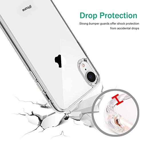 Tenoc Phone Case Compatible For Iphone Xr, Clear Cases Transparent Slim Cute Soft Tpu Cover Protective Bumper 6.1 Inch #TOP3