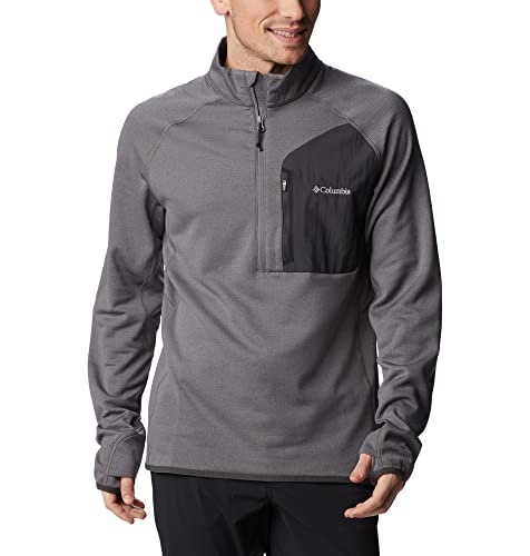 Columbia Herren Fleece-Pullover Mit Druckknöpfen – Wärmender Steens Mountain Pullover Aus Polyester
