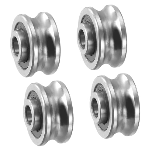 PATIKIL U Groove Bearing 5x17x8mm (4-Pack)
