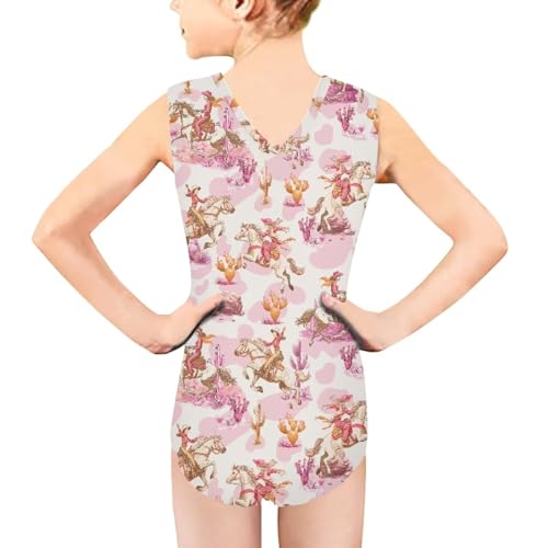 Image of Girls Bathing Suit Size 3-14 Swimsuits for Girls One-Piece Swimwear Summer V-Neck Sleeveless