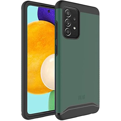 TUDIA DualShield Designed for Samsung Galaxy A52s 5G Case/Galaxy A52 Case, [Merge] Shockproof Military Grade Heavy Duty Dual Layer Tough Slim Protective Case - Hunter Green Cover