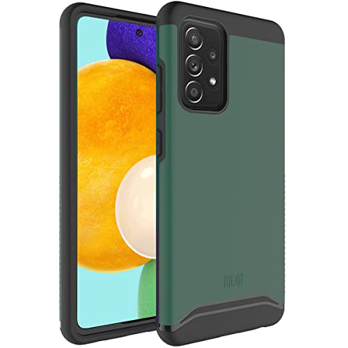 Image of TUDIA DualShield Designed for Samsung Galaxy A52 Back Cover /Galaxy A52 5G / Galaxy A52s, [Merge] Shockproof Dual Layer Military Grade Drop Protection Heavy Duty Protective Back Cover - Hunter Green