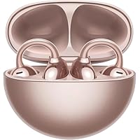 HUAWEI FreeClip, Design innovativo con clip per un comfort senza pari, Ascolta con open-ear, Cancellazione del rumore AI per chiamate, Batteria lunga durata, Android & iOS, Loss Care, Rose Gold
