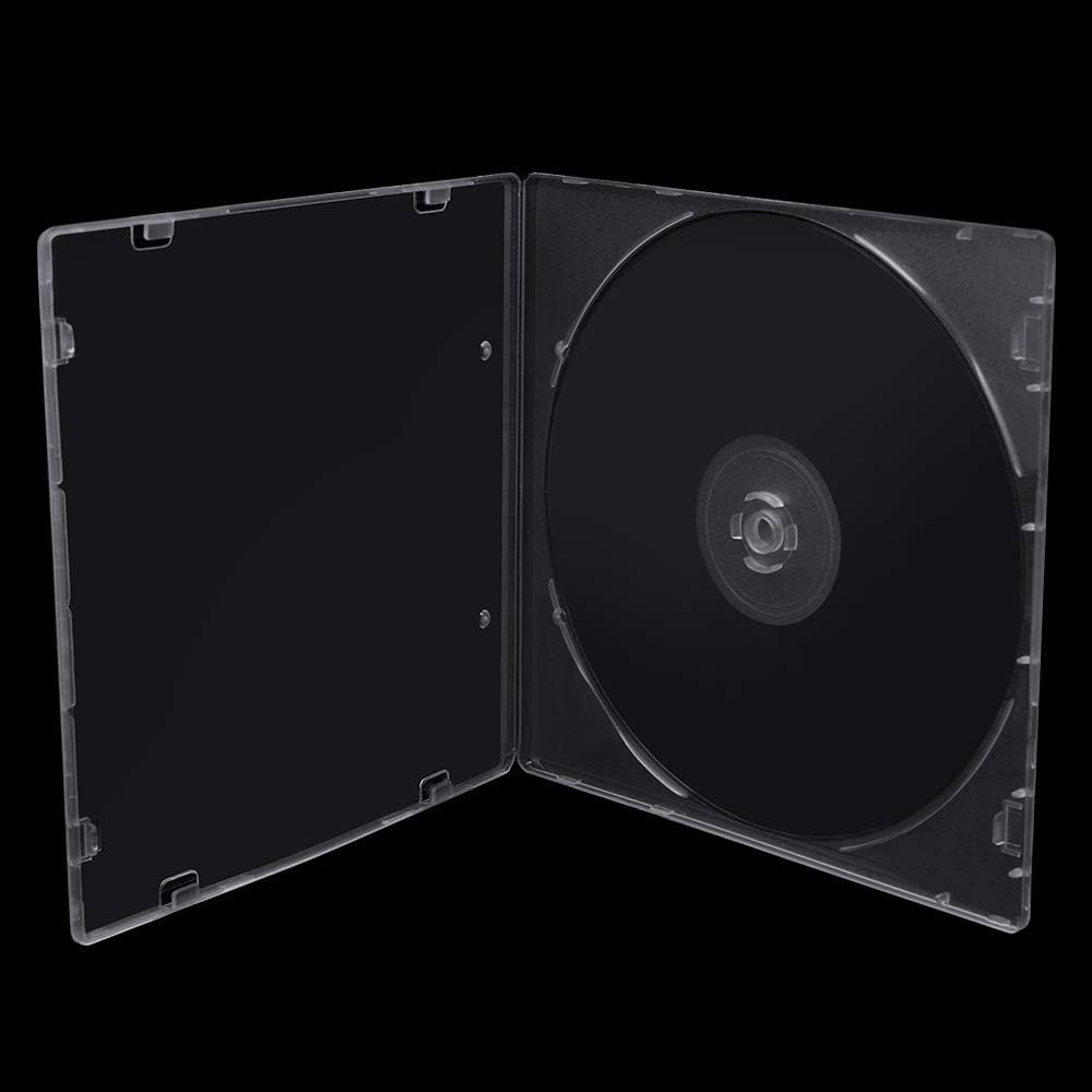 Plastic Cases Single Clear CD DVD Case for Standard Size for Protection Professional Case (Pack of 10) — Amazon image 3
