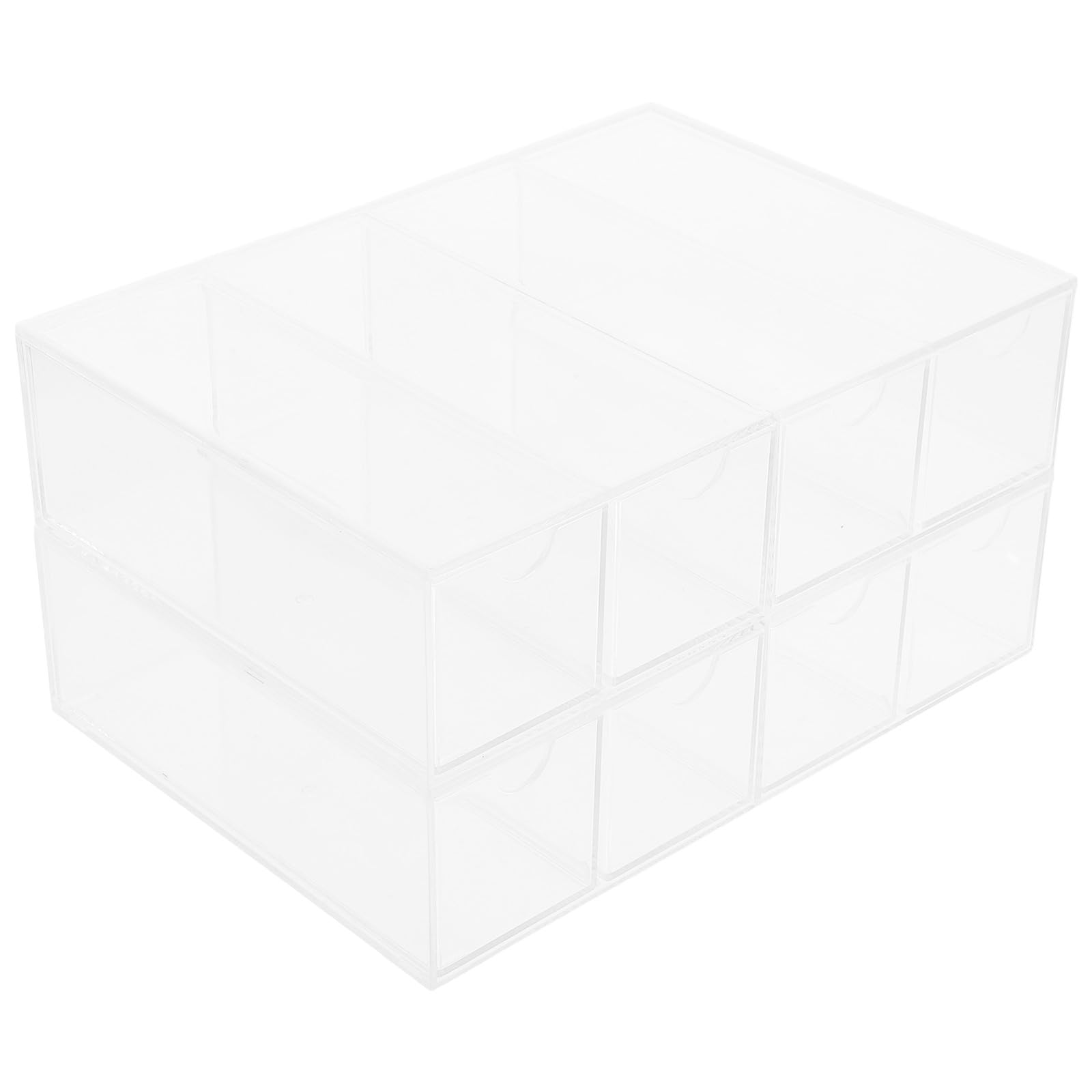 2 Stück Brillen Displaybox aus Acryl Sonnenbrillenetui Stapelbar für Schreibtisch und Büro für Stifte und Kleine Schreibtischaccessoires