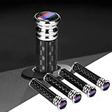 Generic 4 Pcs Car Door Lock Knobs Carbon Fiber Door Lock Bolt Pin Cover Stick Compatible with BMW 1 2 3 4 5 6 7 Series X1 X2 X3 X4 X5 X6 X7 Accessories, QD4SD001