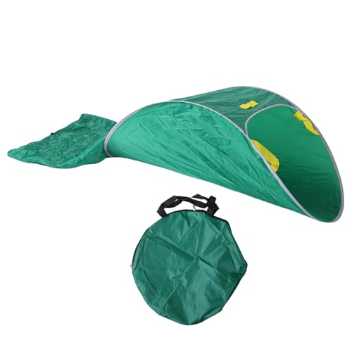 Tnfeeon Sac à Feuilles Vert Pliable et Réutilisable en Tissu Oxford, Collecteur de Déchets Portable avec Poignées, Sac de Rangement pour Pelouse, Jardin, Feuilles, Débris (A)