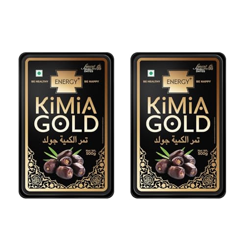 Image of Wholesome First Energy + Kimia Gold | Fresh Kimia Dates - 500 Gm (Pack Of 2)