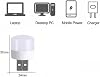 2 Adet Mini Ampul 1w Taşınabilir Usb Led Işık - Powerbank Laptop Pc Uyumlu Günışığı Renk [Enerji Sınıfı A+]