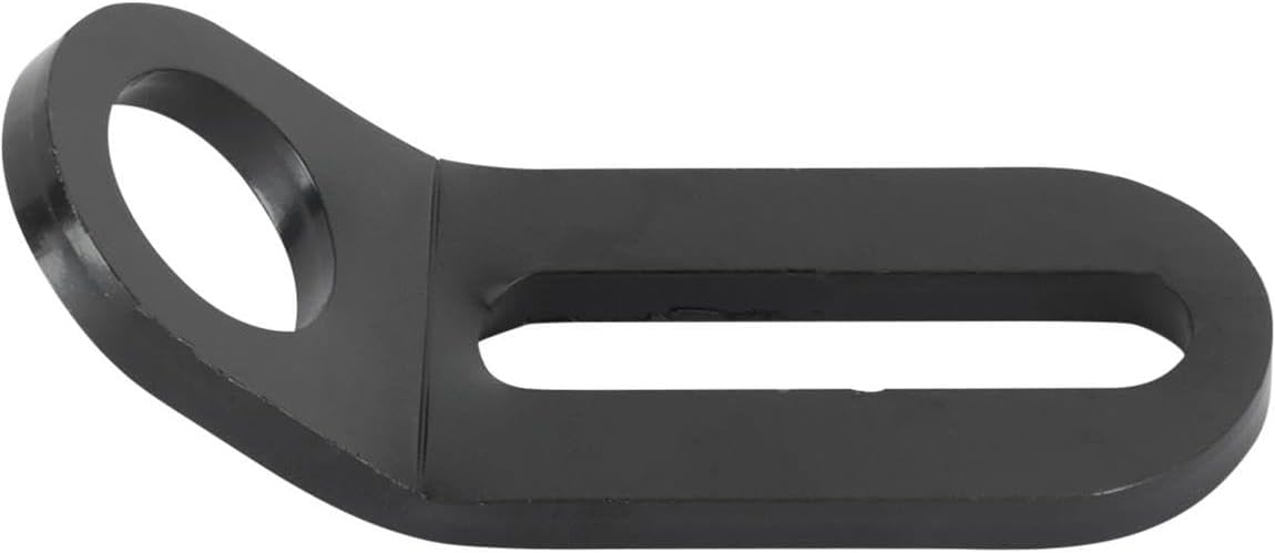 Speedway Motors Angled Heim Joint Rod End Support Bracket, 45 Degree Steel Mount with ¾” Clearance Hole & 1-7/8 Inch Slotted Adjustment, 3-1/2” Long Universal Mount Bracket