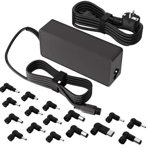 Universal-Ladegerät 90 W 16 Tips für HP Dell Acer ASUS Lenovo Samsung LG IBM Google Toshiba Sony Fujitsu MacBook Pro Gateway Notebook Ultrabook Chromebook Netzteil Power Adapter Supply Cord