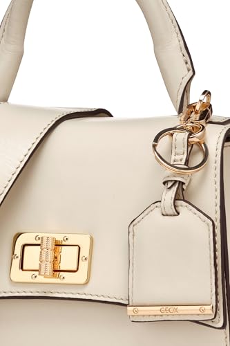 Sac femmes Geox D Ciclaminia A blanc cassé petit format tendance - 5