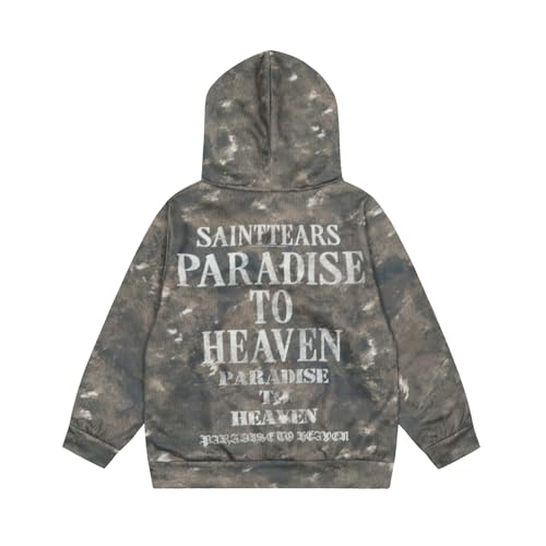 Image of Saint Tears Boys Camo Hoodies Vintage Sweatshirt Pullover Casual Crew Neck Kids Hoodie Graphic Print Hooded (2-7 Years)