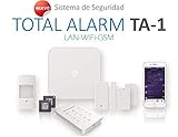 ✅ Kit Seguridad SIN cuotas 💸 inalámbrico con panel y teclado táctil . Alarma para vivienda, hogar, negocio u oficina. Es el sistema de alarma actual más innovador y de más avanzada tecnología -SIN cables- desarrollado para proteger tu propiedad. Triple conexión (WiFi + LAN + GSM) y control TOTAL desde tu móvil 📱 mediante excelente APP gratuita y Multi-Idioma (castellano incluido)