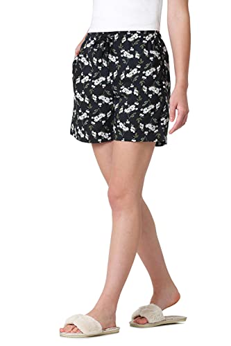 Image of Van Heusen Women's Cotton Lounge Shorts | Lightweight | Breathable Cotton | Relaxed fit | Printed | Comfortable Everyday Wear | Style 55501|Available in Pack of 1 & 2